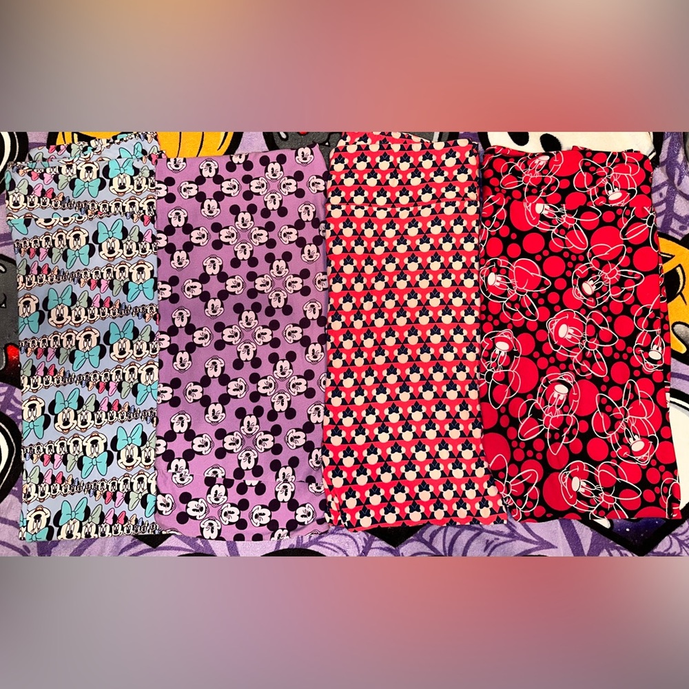 Set of 4 TC Disney LLR leggings, NEW